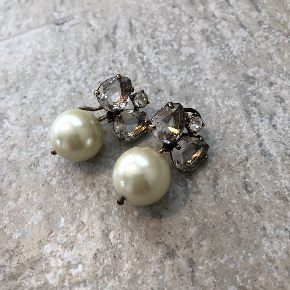 J.Crew pearl statement earrings